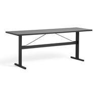 Passerelle High Table Table haute Hay Chêne noir-Lino gris L250 - 9462971709000