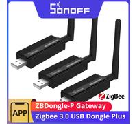 Passerelle Zigbee SONOFF 3.0, dongle USB ZBDongle-P, hub compatible Matter, support Home Assistant, Zigbee2MQTT pour les appareils domotiques intelligents.