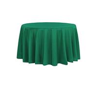 Passion Decor Nappe Ronde Unie 280 CM (Vert Emeraude), Mariage Soiree Fete Bapteme Anniversaire