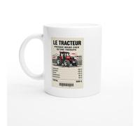 PassionCadeau Mug Le Tracteur Presque Moins Cher Qu'Une Thérapie | Mug Drôle Agriculteur - Idée Cadeau Originale