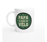 PassionCadeau Mug Papa le Boss du Vélo