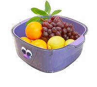 Passoire à bol | Passoire à laver 2 en 1 pour fruits et légumes