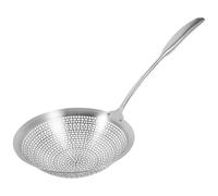 Passoire à Filtrer en Acier Inoxydable, Manche Long Renforcé Cuisine | Maille Fine, Finition Argentée, Usage Chef et Maison, Résiste à Rouille, Filtre Huile Chaude
