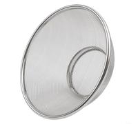 Passoire à légumes à bord rond 24 cm en acier inoxydable (20 cm) | Bords arrondis lisses, matériau de construction robuste, s'adapte aux éviers standard, stockage de fruits