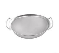 Passoire à mailles fines en acier inoxydable avec double poignée ergonomique pour tamiser la farine, le jus, filtrer l'huile, et utiliser en cuisine (20 cm)