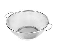 Passoire à mailles fines en acier inoxydable - Passoire de cuisine de 26 cm avec poignées pour le lavage des fruits | Passoire d'évier | Métal polyvalent pour spaghetti