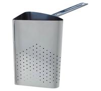 Passoire à pâtes avec motif de gousses d'ail, 40 cm, en acier inoxydable