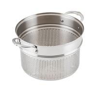 Passoire à pâtes PROVISIONS 26 cm, argent, acier inoxidable, Hestan