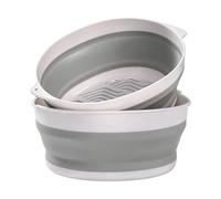 Passoire à salade pliable double couche | Panier de lavage de légumes pour parents, cuisine quotidienne, Meal Prep, appartement, barbecue, pique-nique, réunion
