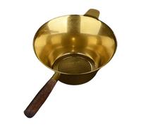 Passoire à thé avec fine et manche en bois, type théière | Passoire en acier inoxydable pour café, jus de fruits, théières, tasses, tasses, cuisine et restaurant