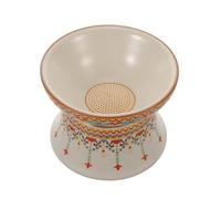 Passoire à Thé en Céramique avec Support, Infuseur Élégant pour | Accessoire Simple et Solide, Nettoyage Facile, pour Thé en Feuilles, Usage Maison ou Bureau