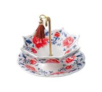 Passoire à thé en porcelaine robuste avec trous fins - Design parapluie délicat - Filtre en céramique pour cérémonie - Maille fine