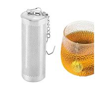 Passoire à thé pour feuilles de thé en vrac - Mini avec chaîne à crochet sur le dessus - Filtre à thé pour infuser des feuilles de thé en vrac - Convient pour tasses, tasses, bols, hommes, femmes