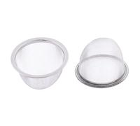 Passoire à thé SOURCING MAP 2pcs Filtre Théière Maille Thé Infuseur Filtre Tisane Crépine Filet Panier épice 75mm dia Inox ronde