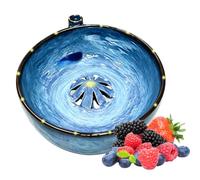 Passoire auto-tourbillonnante - Rondelle à fruits imprimée 3D | 16,8 cm, matériau durable avec design unique, bol pratique pour les cuisiniers à domicile, outil facile à utiliser pour les parents