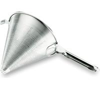 Passoire chinoise de 22 cm, en acier inoxydable, argentée