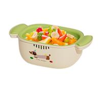 Passoire de cuisine avec bol passoire | panier à laver - Nettoyage peu encombrant et panier mélangeur pour pâtes cuites riz baies salades préparation des repas