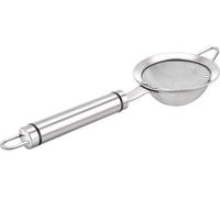 Passoire de cuisine en acier inoxydable 304 de la marque Unyqoos®, diamètre 8,4 cm, avec poignée ergonomique, maille de 30, et large rebord avec joint d'étanchéité