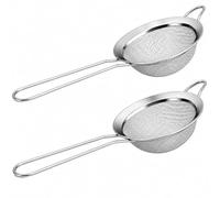 Passoire de cuisine en acier inoxydable - Passoire fine - Petite passoire | Petite passoire à matcha pour ingrédients secs tels que la farine, les pâtes, le riz, le thé, diamètre 8 cm