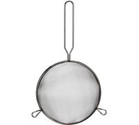 Passoire de cuisine en acier inoxydable Unyqoos®, diamètre 18 cm, couleur argent – polyvalente pour tamiser la farine et égoutter les pâtes