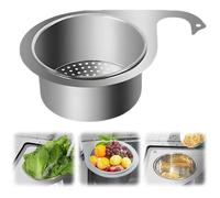 Passoire de cuisine en inox,Panier à Filtre en Acier Inoxydable en Forme de Cygne pour Évier,Passoire d'angle pour Fruits Et