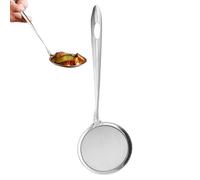 Passoire de cuisine en robuste, écumoire chaude, cuillère à graisse, louche passoire alimentaire, cadre renforcé, poignée robuste, tamis, égouttement, rinçage