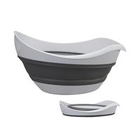 Passoire de cuisine, grand insert pliable et récipient de rangement - panier égouttoir d'évier à tamis à pâtes | pour l'égouttage de lavage dans la maison, l'appartement, la cuisine