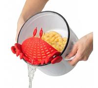 Passoire de Cuisine OTOTO - Passoire de cuisine pour égoutter les pâtes, légumes, fruits, Gadgets de Cuisine, Kitchen Gadgets, Sans BPA (Crabe)