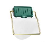 Passoire d'évier de cuisine à suspendre avec filtre en maille fine - Égouttoir d'angle flexible pour déchets alimentaires, vert ou noir, 21 x 17 cm (vert)