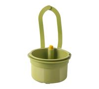 Passoire d'évier, passoire à vide, 14,3 x 8,3 x 20,1 cm, presse automatique peu encombrante, panier d'évacuation de fruits et légumes pour appartement, restaurant, maison, déchets de cuisine