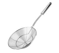 Passoire écumoire, passoire araignée en acier inoxydable, louche pour pâtes, spaghettis, nouilles et frire dans la cuisine - Bol de 15,2 cm