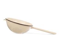 Passoire émaillée - ORION - 22 cm - Beige - Compatibilité lave-vaisselle - Long manche - Acier émaillé - 42 cm x 10 cm