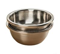 Passoire en acier inoxydable 316 24 cm anti-fuite (20 cm) | Acier 316, résistant à la rouille, construction idéale pour une cuisine intensive, durable