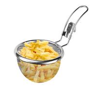 Passoire en Acier Inoxydable à Mailles Fines pour Frites, Nouilles Japonaises et Chinoises, Boulettes et Fondue Suspendue