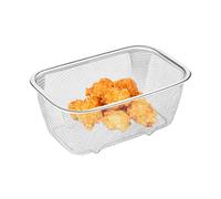 Passoire En Acier Inoxydable, Panier Rectangulaire Pour Fruits Et Légumes, Panier À Frites, Passoire À Pieds En Acier Inox, Panier De Passoire De Cuisine Pour Égoutter, Rincer, Fruits Et Légumes
