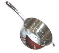 Passoire en inox avec manche - D: 18 cm