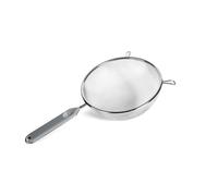 PASSOIRE INOX ECO 16 CM - MANCHE PLASTIQUE AVEC ENTOURAGE INOX