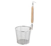 Passoire Maille, Passoire à pâtes chaudes en acier inoxydable, écumoire profonde polyvalente(14cm mesh mouth)