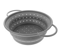 Passoire Pliable en Silicone Ronde, Panier Égouttoir Cuisine | Pliable, Facile à Nettoyer Ranger, Usage Maison ou Voyage, pour Pâtes et Petits Objets