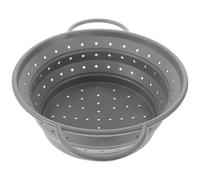 Passoire Pliable en Silicone Ronde, Panier Égouttoir la Cuisine, Voyage | Drainage, Rangement Facile, Format Compact 13x8,8 Pouces, pour Pâtes et Petits Objets