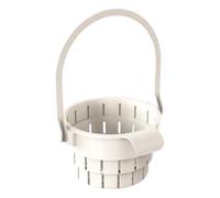 Passoire pour collecteur de chutes - Seau à crochet pour robinet - Étagères | Motif de trous en maille fine, système de drainage rapide, bras de crochet supérieur sécurisé, lisse, compact