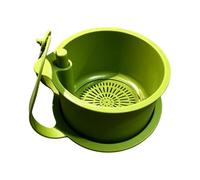 Passoire pour évier de cuisine, filtre à déchets réglable | Avec design push-to-verseur pour panier, filtre pour démoulage de pâtes, soupe, cheveux, douche, robinet de camping-car et