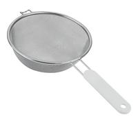 Metaltex Passoire tamis à manche Passe-bouillon 116318 – Ø 18 cm inox et plastique blanc