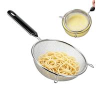 Passoire Tamis,Écumoire À Poignée Antidérapante | Passoire Cuisine Fine Poignée Égouttoir Écumoire - Pour Égoutter Pâtes, Riz, Farine, Lait, Jus, Café, Cuisson, Pâtisserie, Fritures