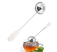 Passoires à boules de thé - Boule à thé à long manche, passoire en acier inoxydable, panier à infuseur résistant aux fuites | Diffuseur à intervalle en fine réutilisable de 1,6 pouces pour