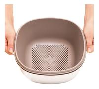 Passoires et égouttoirs - Égouttoirs de cuisine, bol passoire - Passoire à laver, ensemble égouttoir de camping, bassine et panier