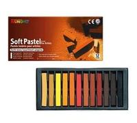 Pastel sec carré sanguine - Boite de 12 G