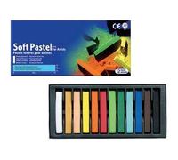 Mungyo Crayons secs carrés – Set de 12 – Basique