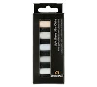 Rembrandt Professional Pastel Doux Set Light Greys | 5 Half Pastels