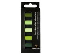 Royal Talens Rembrandt – Set de demi-pastels tendres Verts luxuriants – 5 demi-pastels